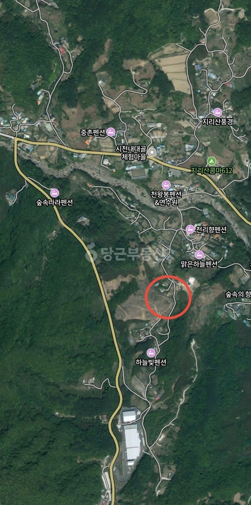 경상남도 산청군 시천면 토지 사진 1