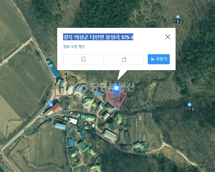 경상북도 의성군 다인면 토지 사진 1
