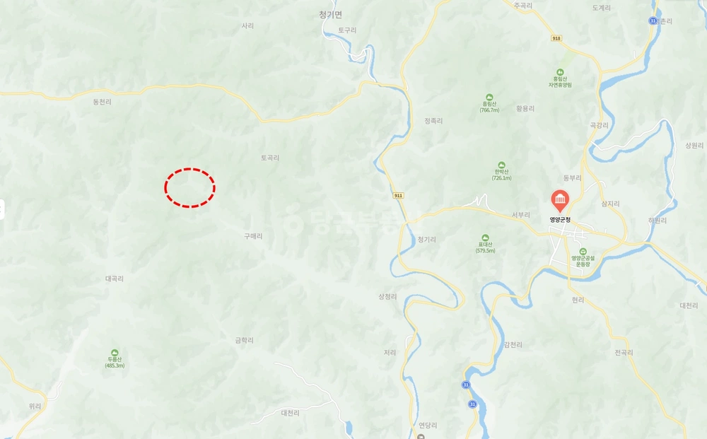 경상북도 영양군 청기면 토지 사진 1