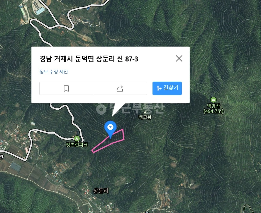 경상남도 거제시 둔덕면 토지 사진 1