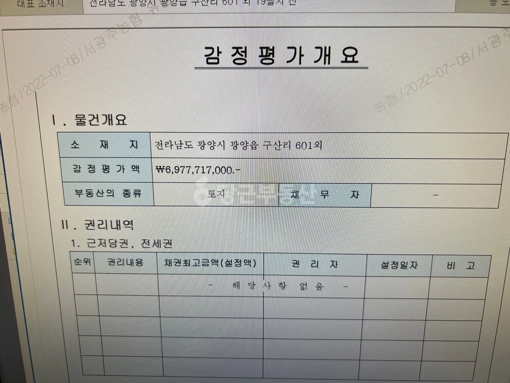 전남광주통합특별시 광양시 광양읍 토지 사진 1