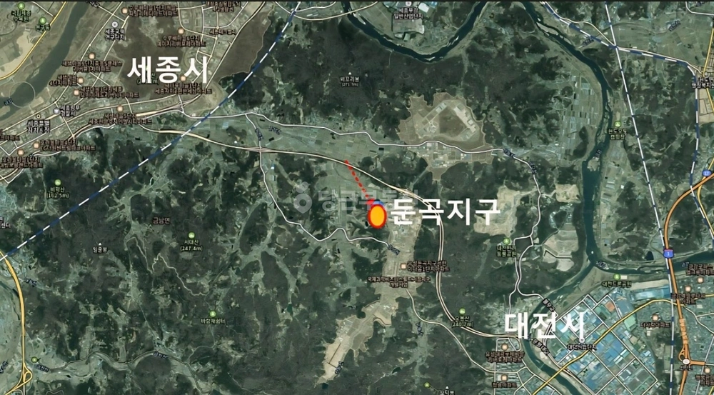 대전광역시 유성구 둔곡동 토지 사진 1