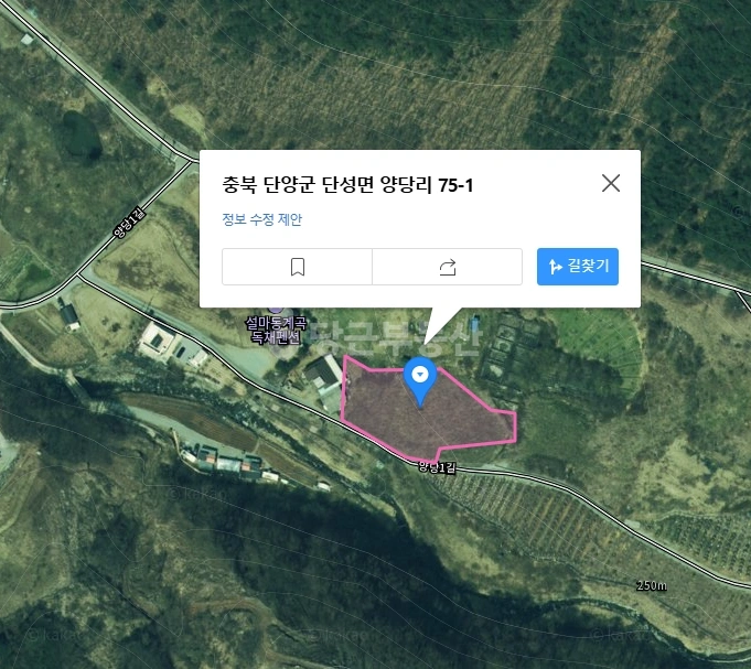 충청북도 단양군 단성면 토지 사진 1