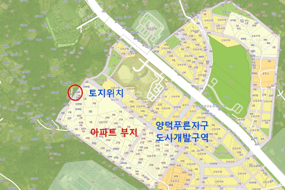 경상북도 포항시 북구 양덕동 토지 사진 1