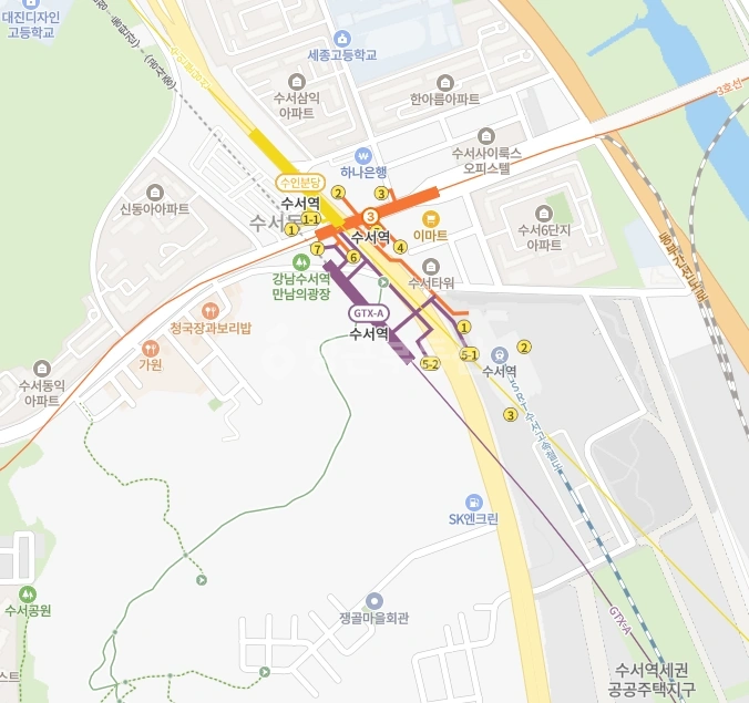 서울특별시 강남구 수서동 토지 사진 1