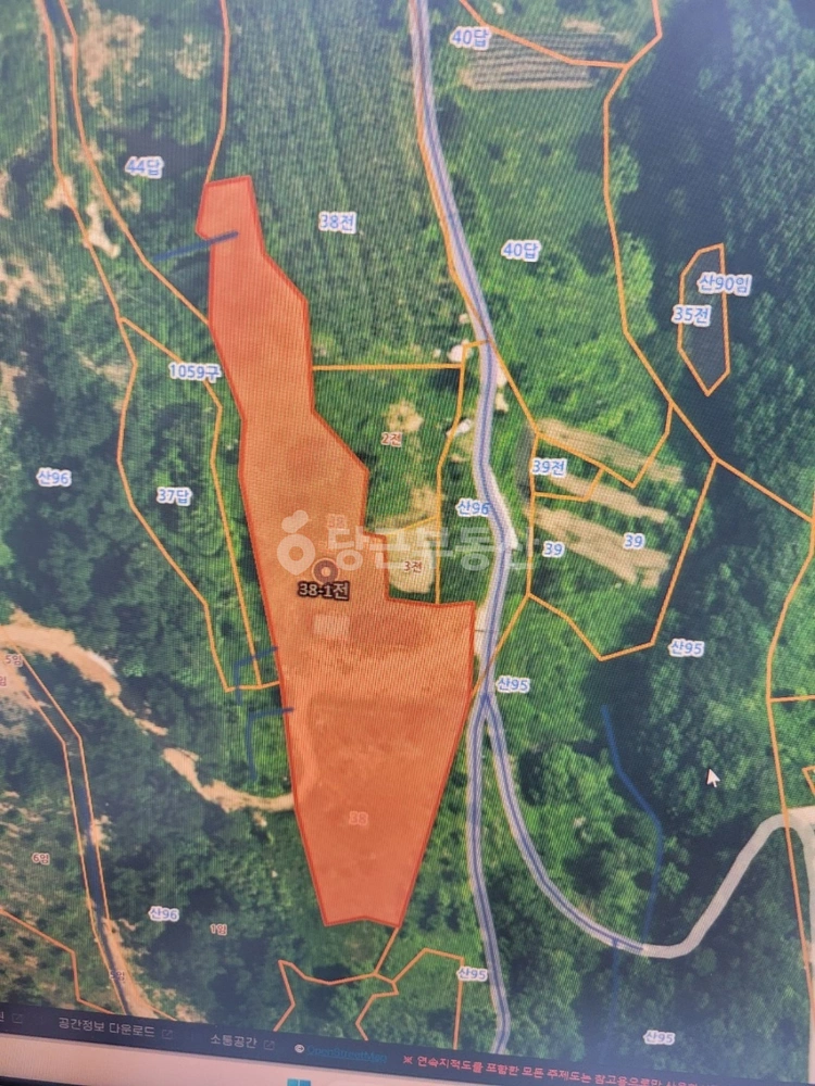 충청북도 영동군 매곡면 토지 사진 1