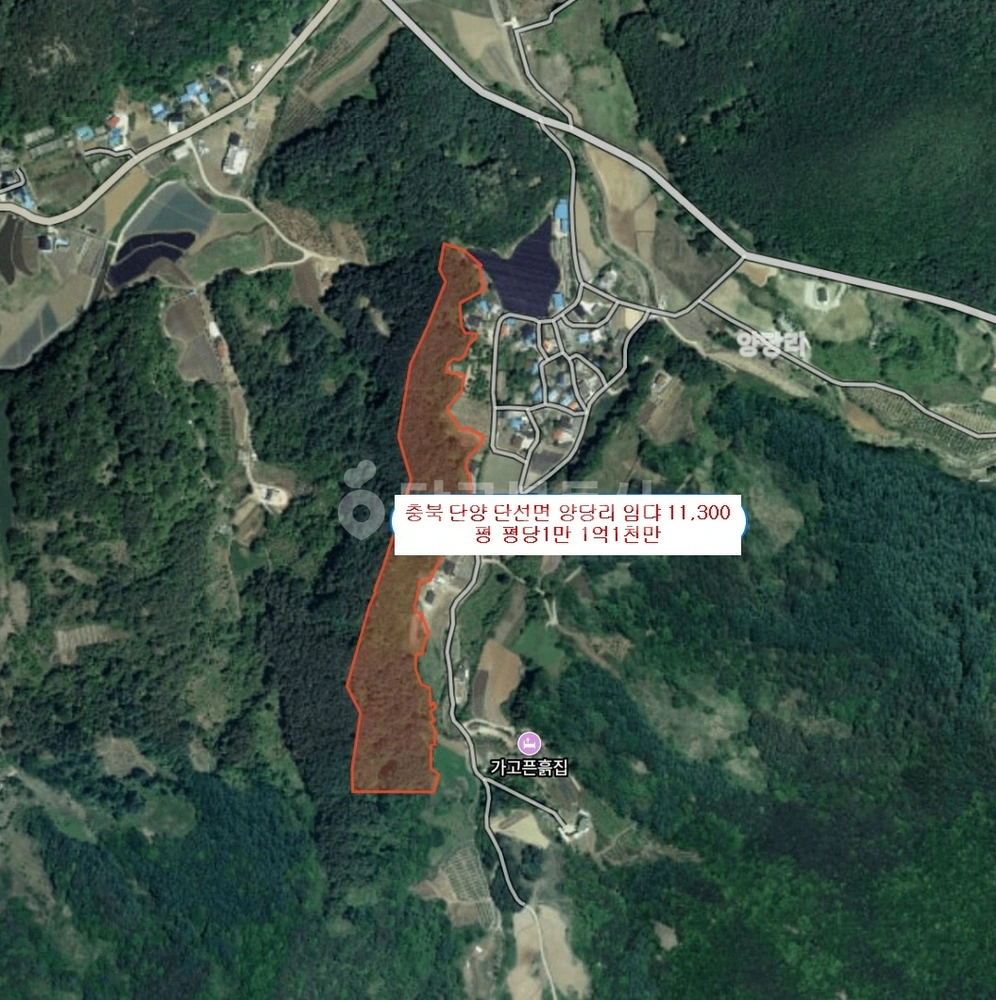충청북도 단양군 단성면 토지 사진 1
