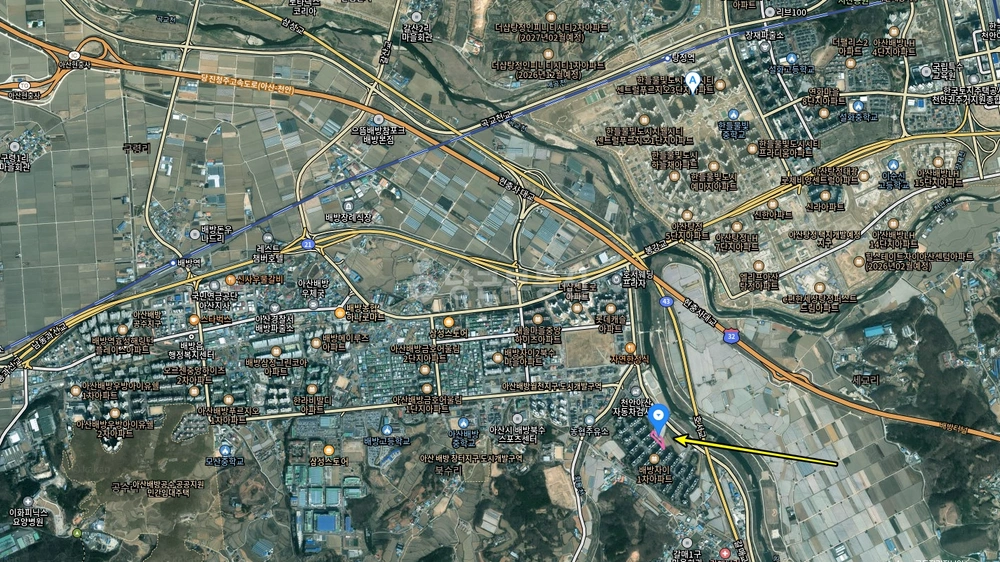 충청남도 아산시 배방읍 토지 사진 1