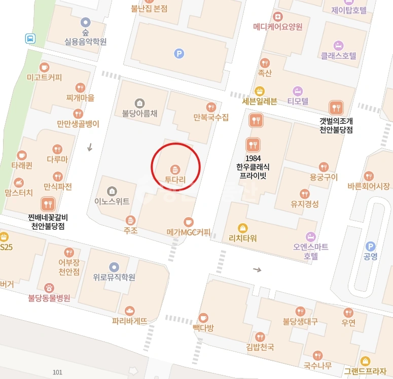 충청남도 천안시 서북구 불당동 상가 사진 1