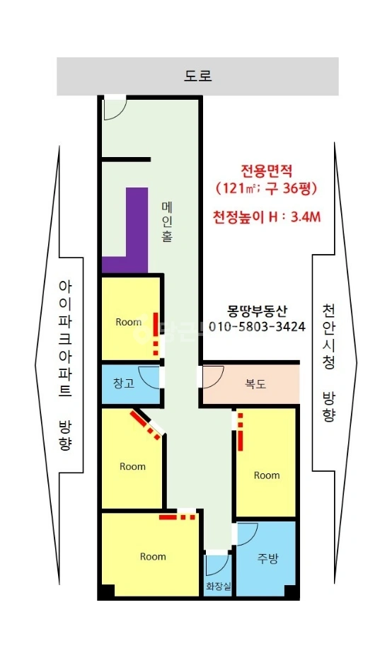 충청남도 천안시 서북구 불당동 상가 사진 1