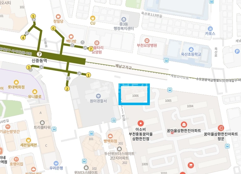 경기도 부천시 원미구 중동 아파트 사진 1