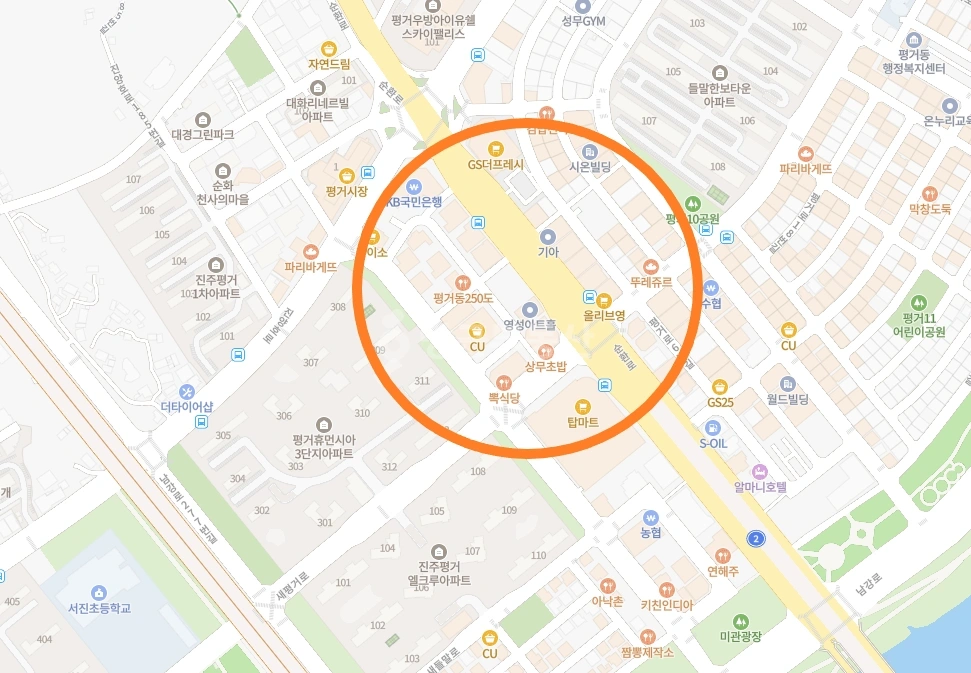 경상남도 진주시 평거동 상가 사진 1