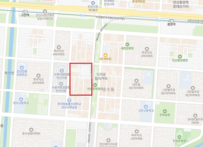 경기도 안산시 단원구 고잔동 상가 사진 1