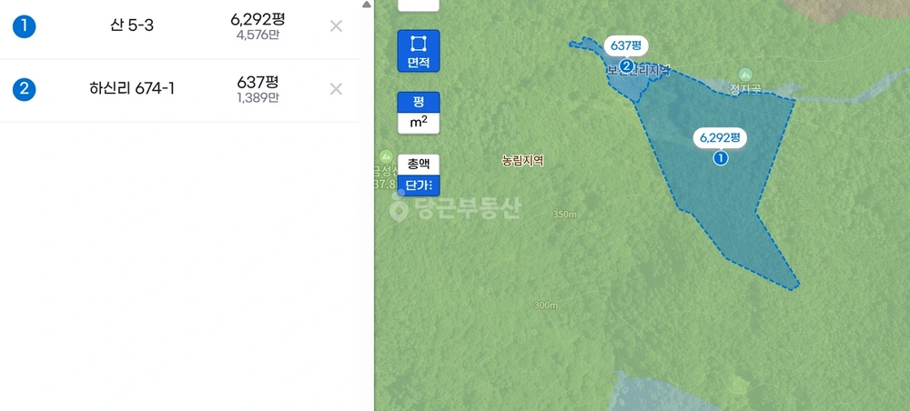 충청남도 금산군 금성면 토지 사진 1