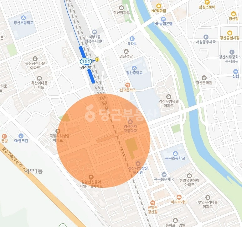 경상북도 경산시 옥곡동 토지 사진 1
