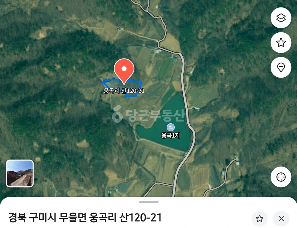 경상북도 구미시 무을면 토지 사진 1