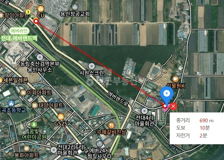 경기도 용인시 처인구 포곡읍 토지 사진 1