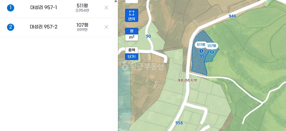 전남광주통합특별시 담양군 금성면 토지 사진 1