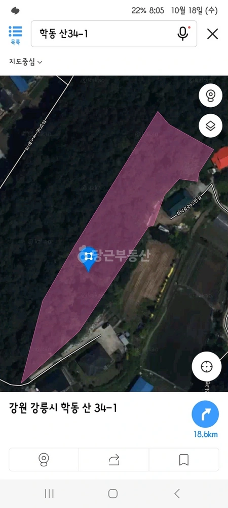 강원특별자치도 강릉시 학동 토지 사진 1