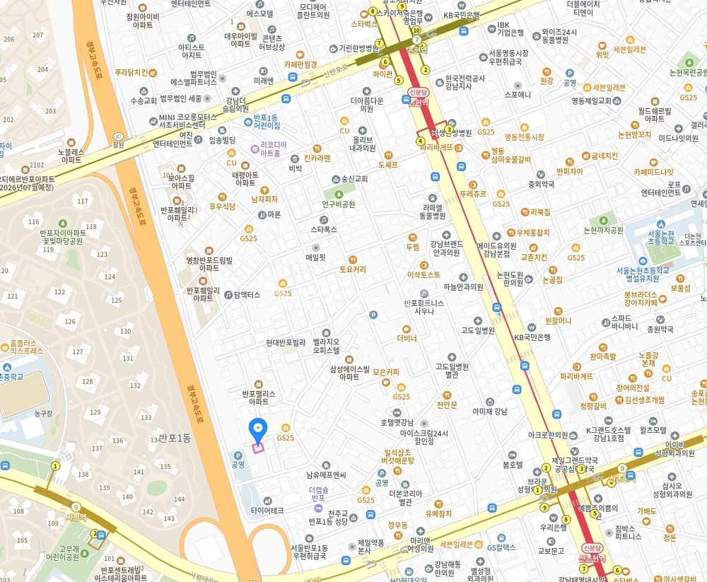 서울특별시 서초구 반포동 원룸 사진 1
