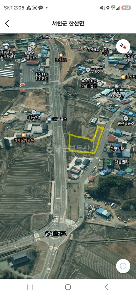 충청남도 서천군 한산면 토지 사진 1