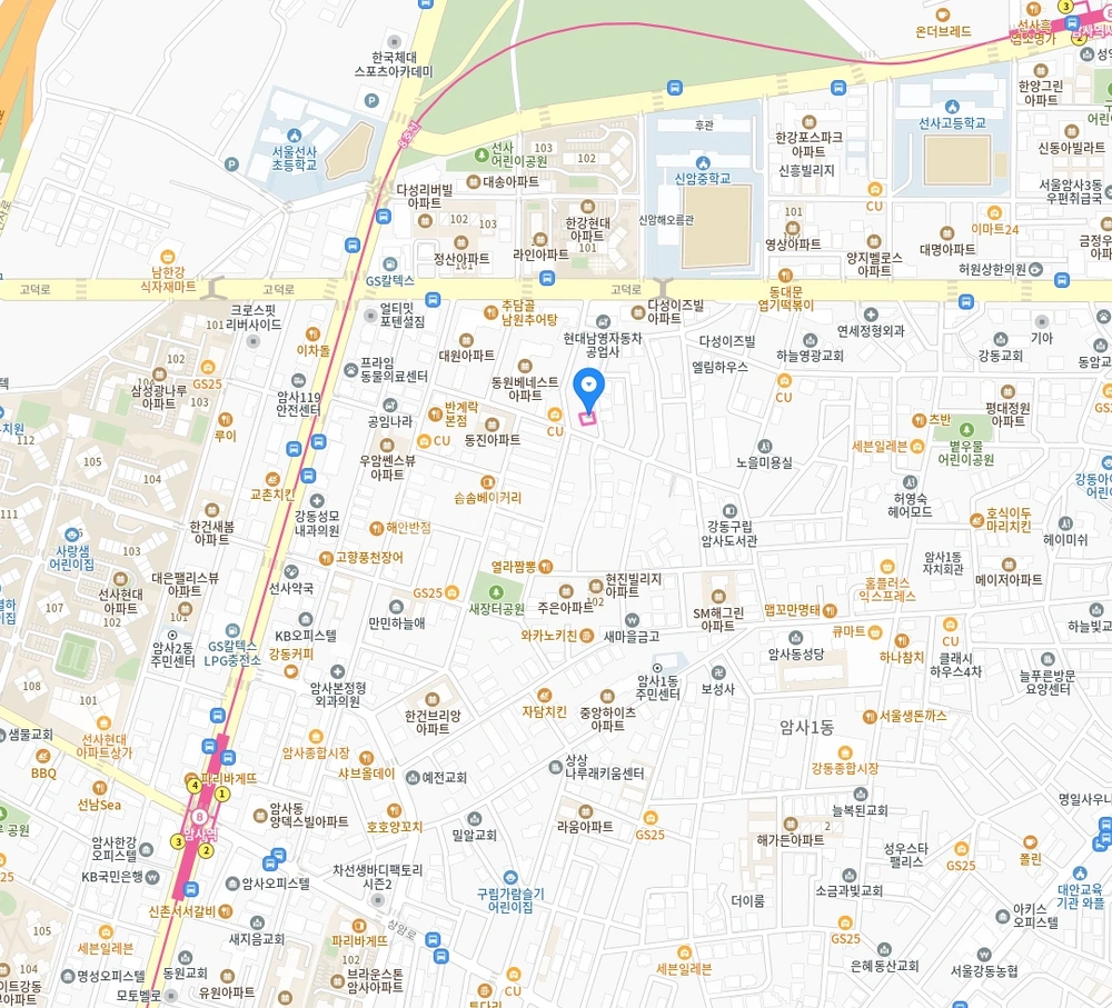 서울특별시 강동구 암사동 토지 사진 1