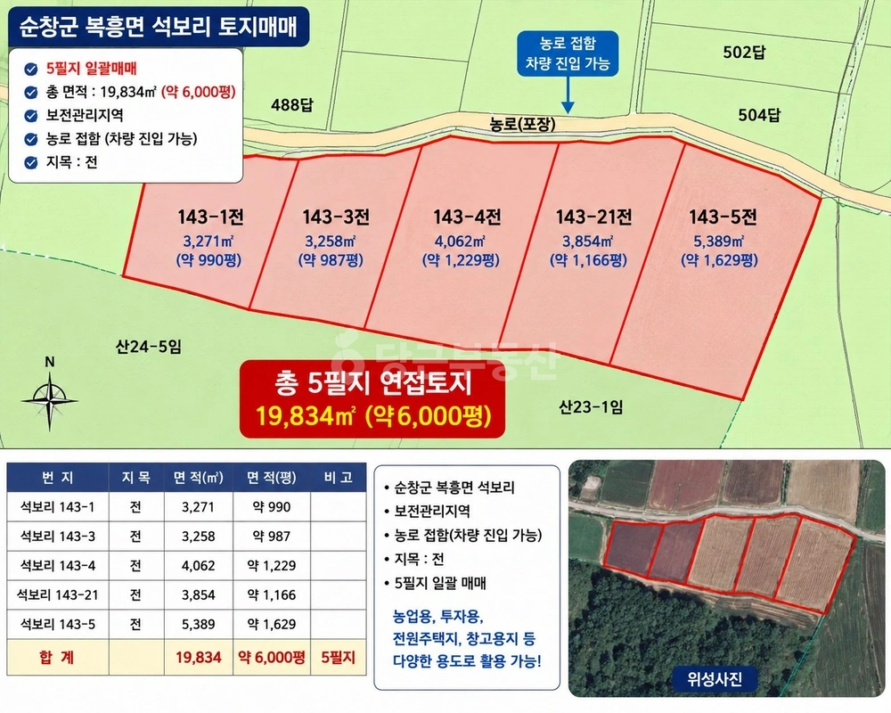 전북특별자치도 순창군 복흥면 토지 사진 1