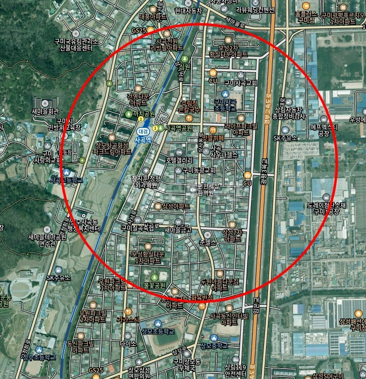 경상북도 구미시 사곡동 단독/전원주택 사진 1