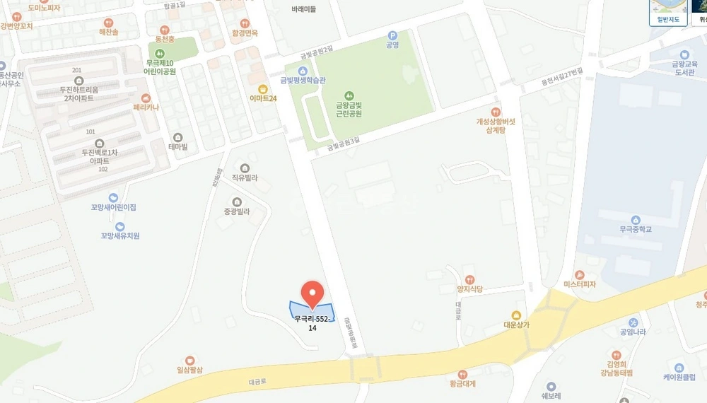 충청북도 음성군 금왕읍 토지 사진 1