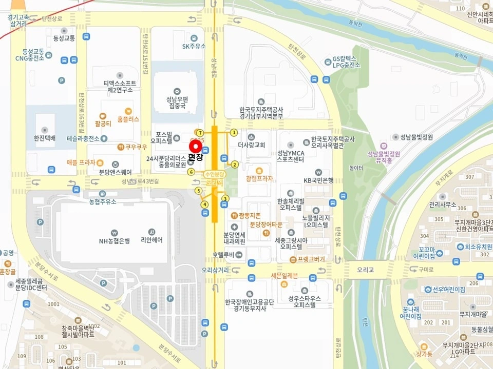경기도 성남시 분당구 구미동 상가 사진 1