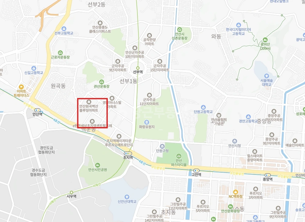 경기도 안산시 단원구 원곡동 상가 사진 1