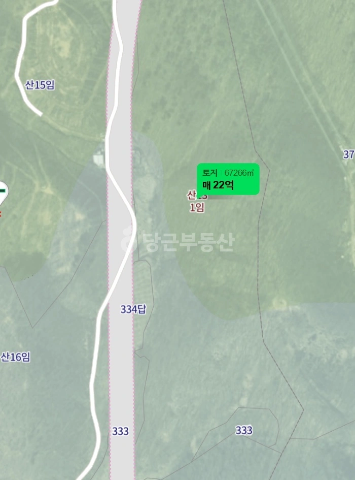 충청북도 충주시 주덕읍 토지 사진 1