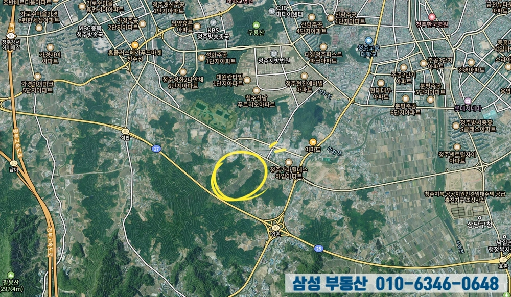 충청북도 청주시 서원구 남이면 토지 사진 1