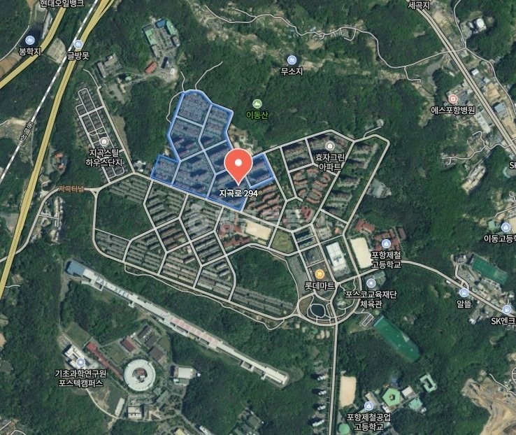 경상북도 포항시 남구 지곡동 아파트 사진 1