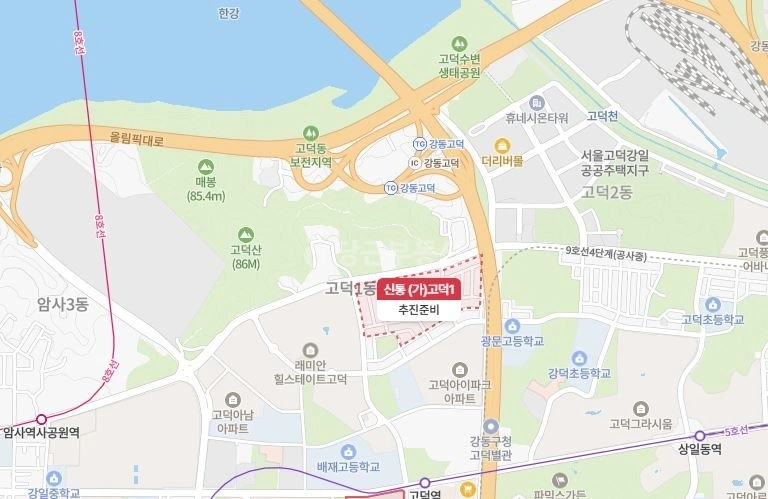 서울특별시 강동구 고덕동 빌라(투룸 이상) 사진 1