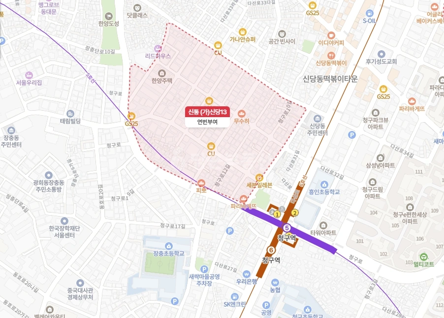 서울특별시 중구 신당동 원룸 사진 1