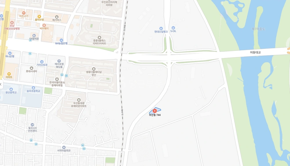 전남광주통합특별시 광산구 우산동 토지 사진 1