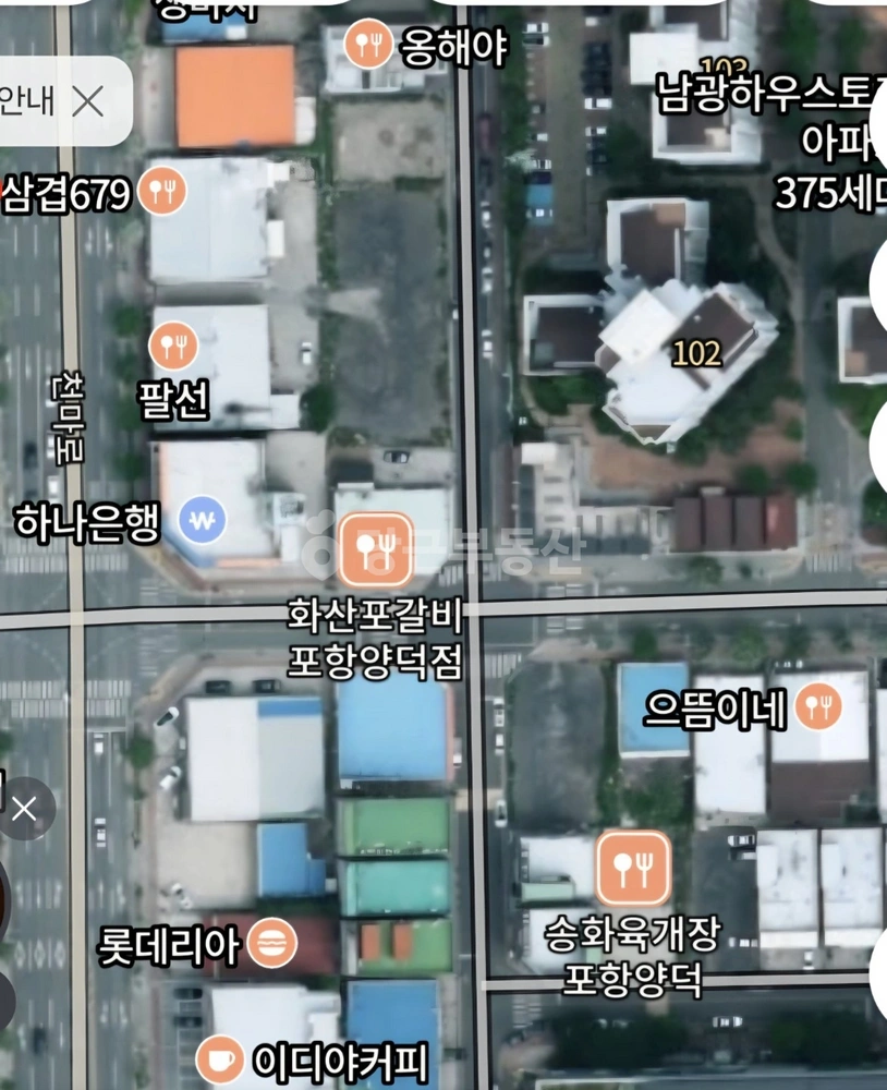 경상북도 포항시 북구 양덕동 상가 사진 1