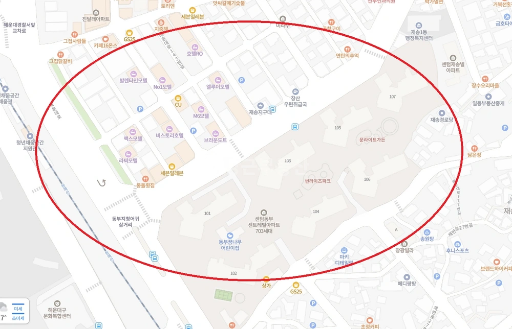 부산광역시 해운대구 재송동 상가 사진 1