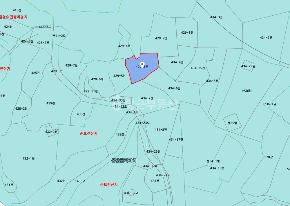 경상남도 남해군 서면 토지 사진 1