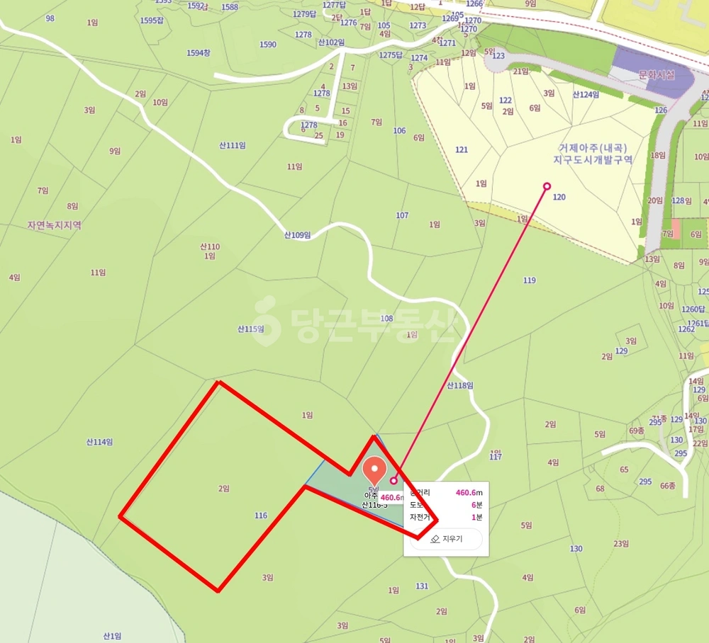 경상남도 거제시 아주동 토지 사진 1