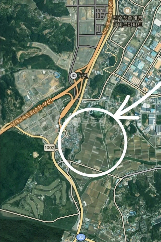 경상남도 진주시 정촌면 토지 사진 1