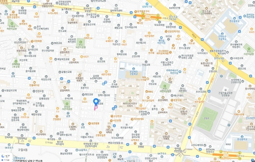 인천광역시 남동구 만수동 빌라(투룸 이상) 사진 1
