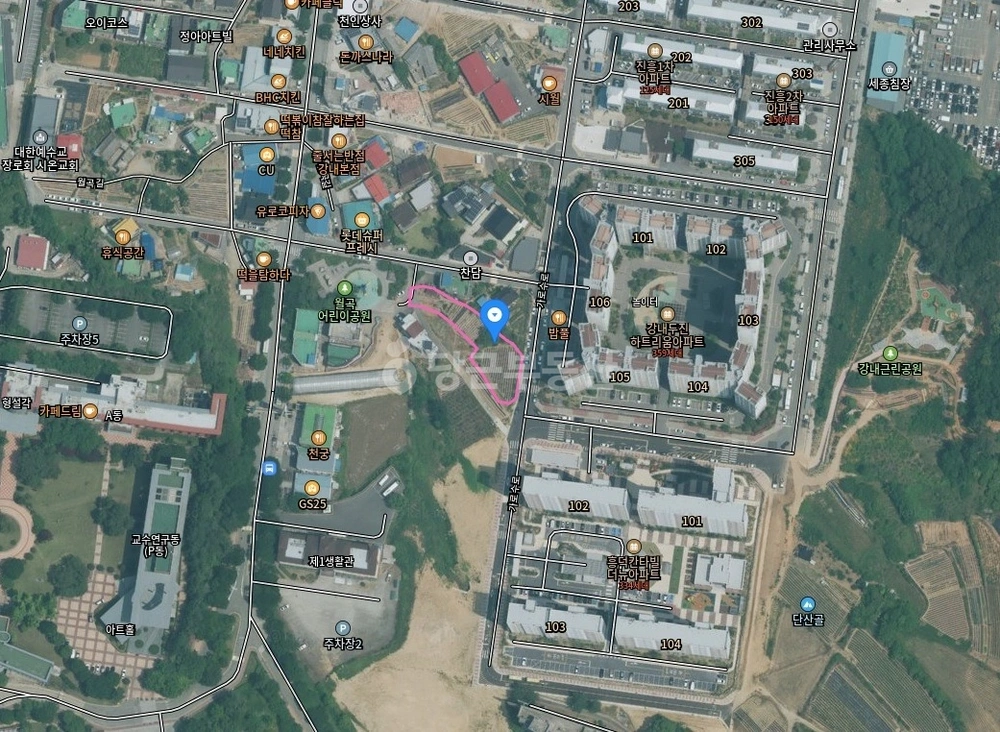 충청북도 청주시 흥덕구 강내면 토지 사진 1