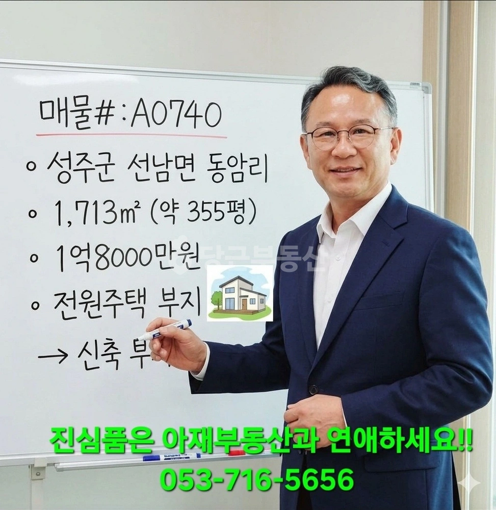 경상북도 성주군 선남면 토지 사진 1