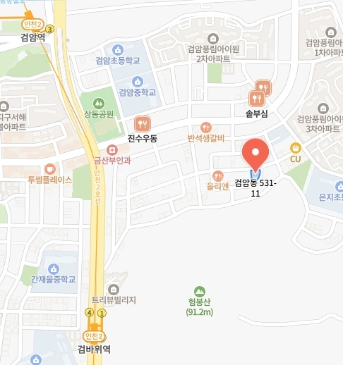 인천광역시 서해구 검암동 빌라(투룸 이상) 사진 1