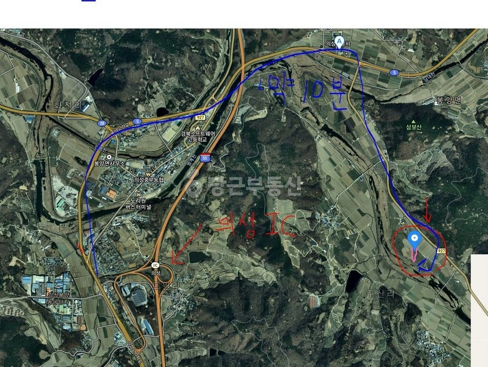 경상북도 의성군 봉양면 토지 사진 1