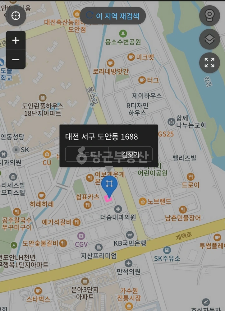 대전광역시 서구 도안동 토지 사진 1