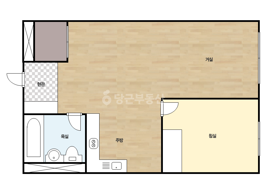 확장 평면도