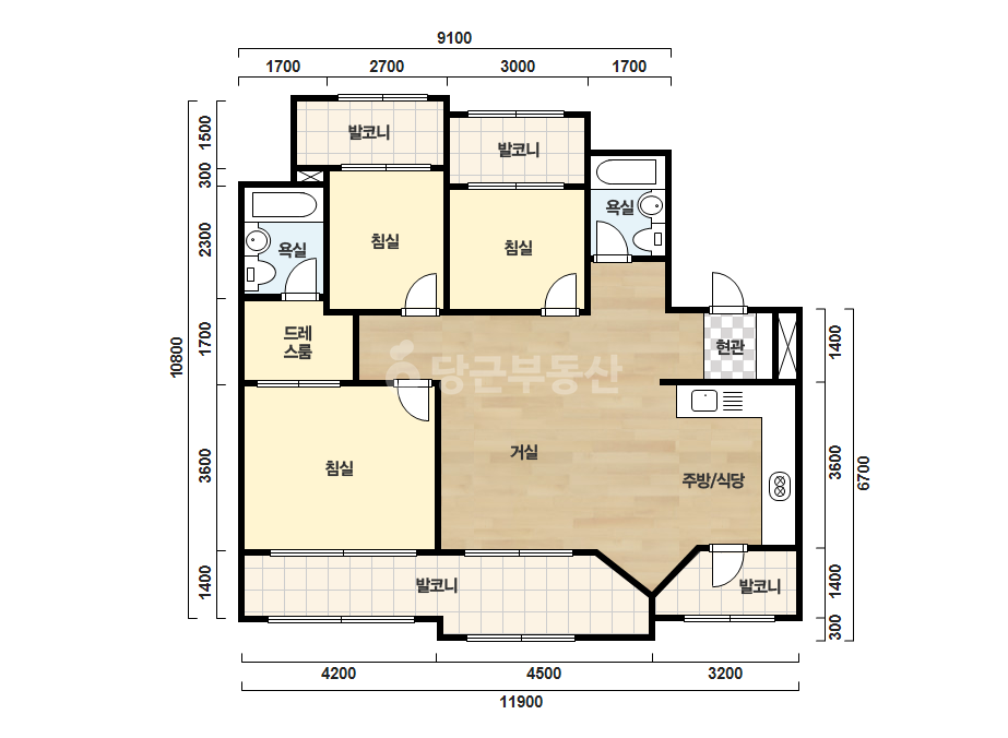 기본 평면도